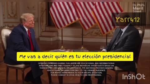 Entrevista al presidente Trump Dr. Phil, parte 6, venganza