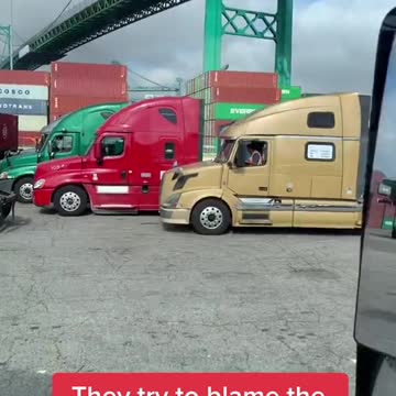 Biden and his administration is holding all shipments. Turning away empty truck drivers.