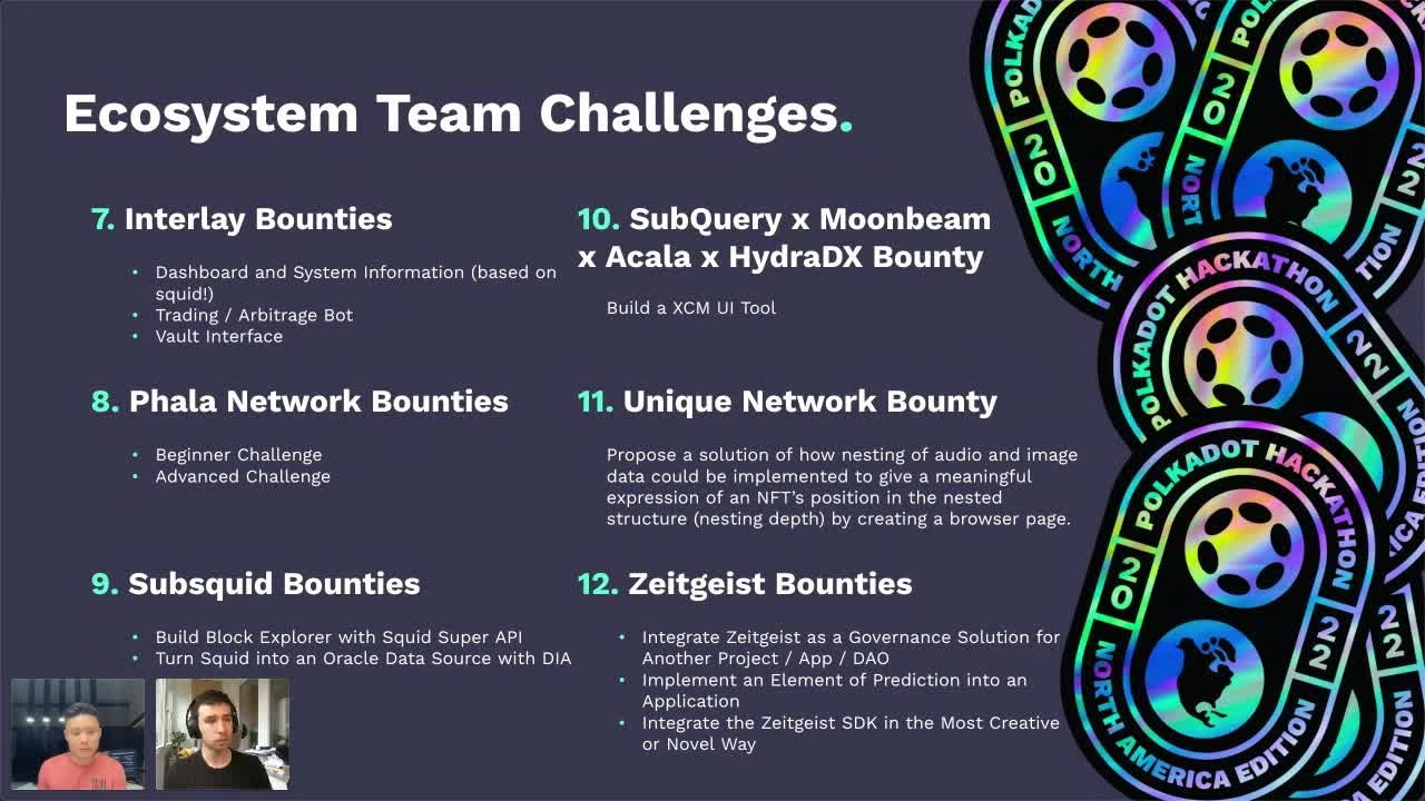 Polkadot Hackathon: North America - Pre-hack community call #1