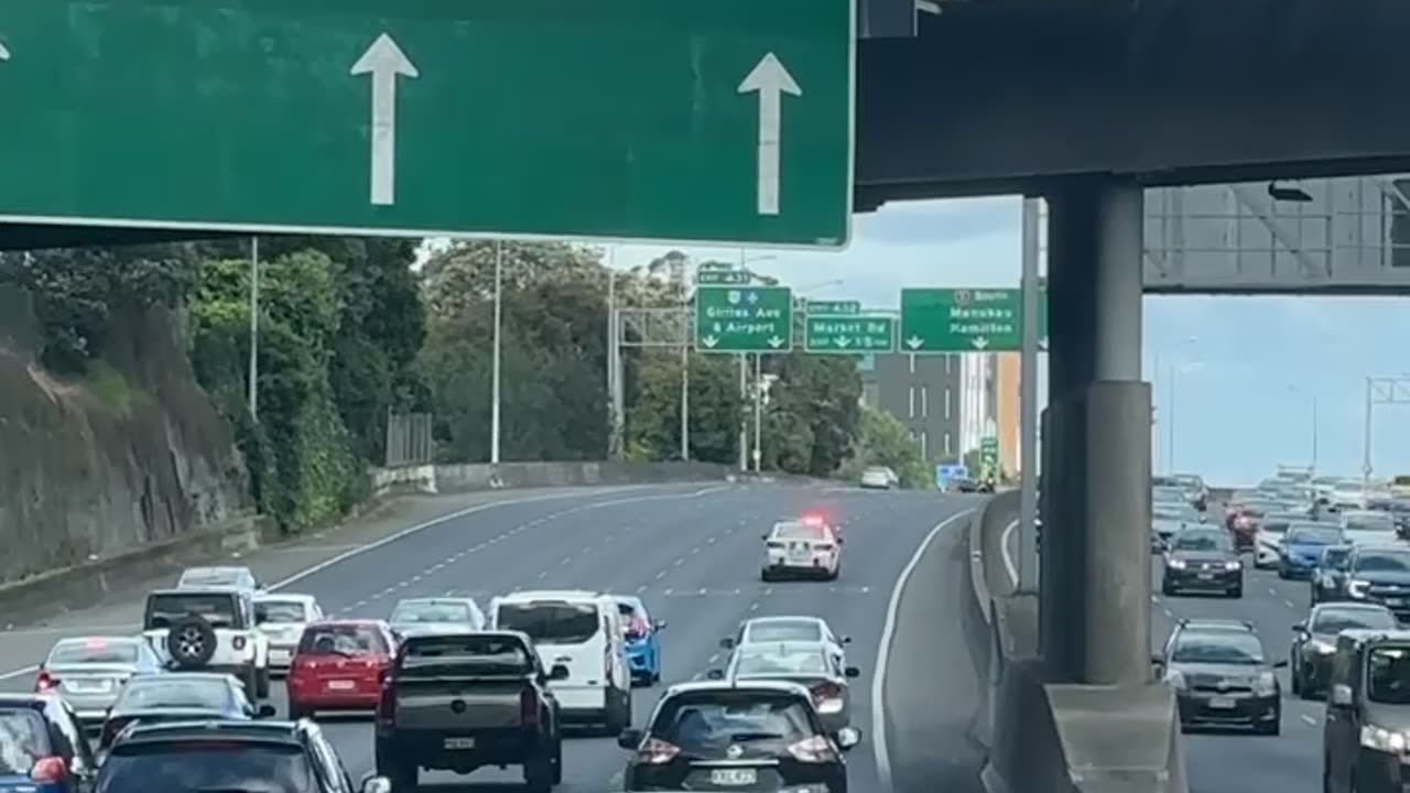 Cops Control The Traffic Flow