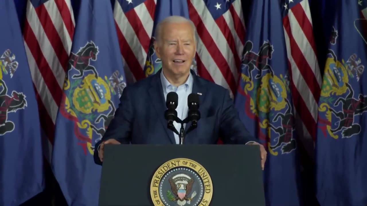 Biden's Opening Statement In His Pennsylvania Speech: "I Think I Should Go Home Now"