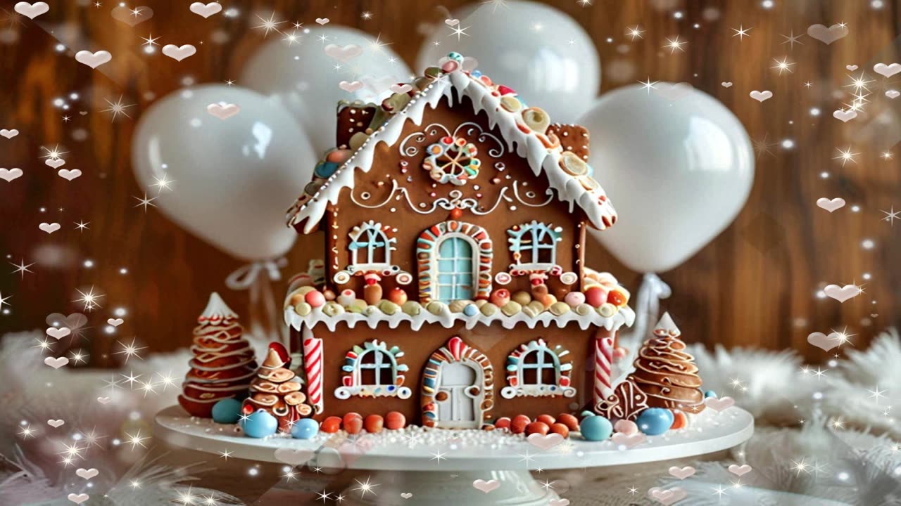 Happy Birthday]Birthday Images of Gingerbread Houses