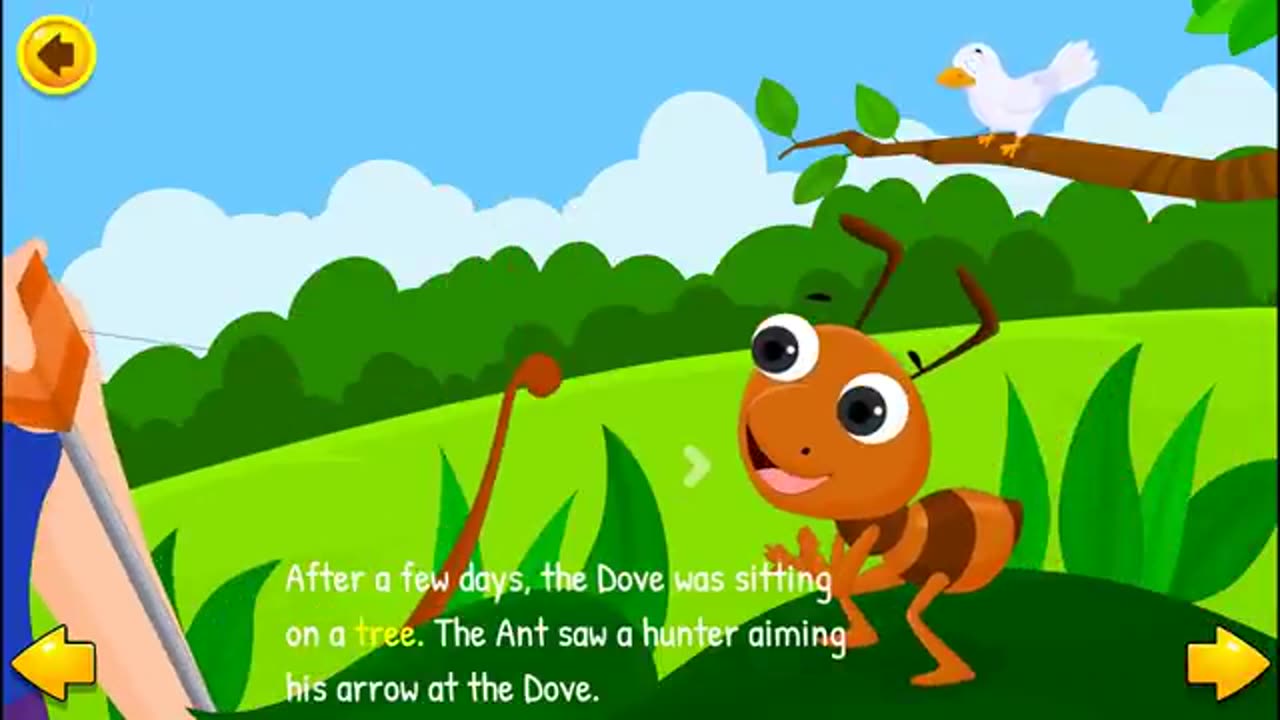 The ant and the dove / kids short story