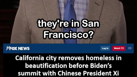 San Francisco Homeless Disappeared before Chinese President Visit