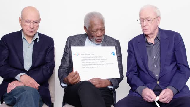 Morgan Freeman, Michael Caine, and Alan Arkin Answer the Web_s Most Searched Questions