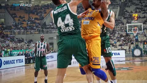 Dimitris Giannakopoulos at TRT World for Panathinaikos and Euroleague