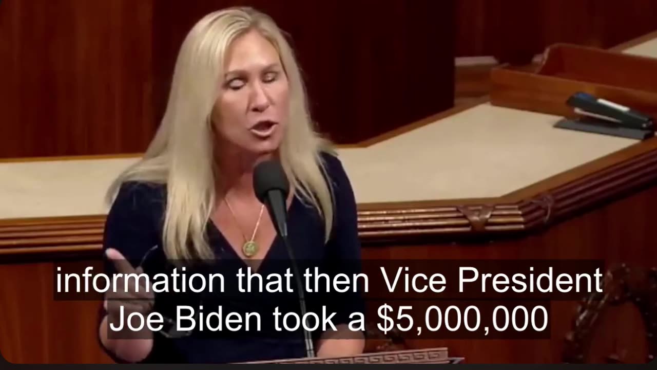 MTG fiery on BOden impeachment FD1023