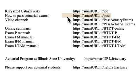 Exam LTAM exercise for October 10, 2021