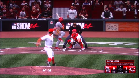 MLB The Show: Cincinnati Reds vs St. Louis Cardinals (S6 G55)