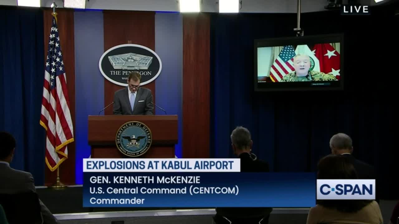 8.26.21 Press Briefing - CENTCOM Commander, General Kenneth McKenzie, Jr.