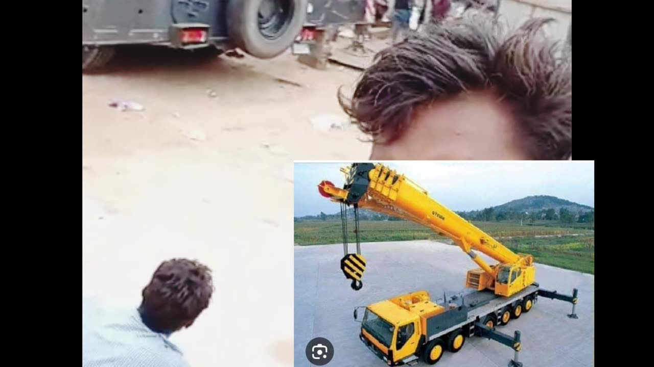 Accident Crane---heavy
