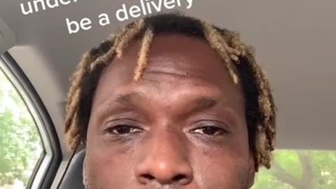 Homeless UBER eats driver Cries after getting small tips