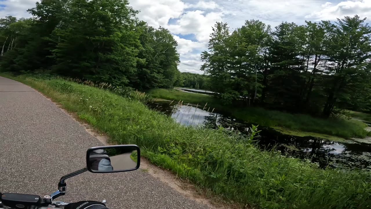 A short ride on a 1988 Honda Hawk GT motorcycle