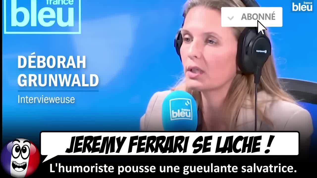 Gros COUP DE GUEULE de l'humoriste Jérémy Ferrari contre le gouvernement !