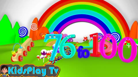 Numbers Collection - Learn Numbers from 76 to 100 - The Numbers with Wooden Truck Toy - Kids Play Tv