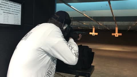 Firing M 1 Garand