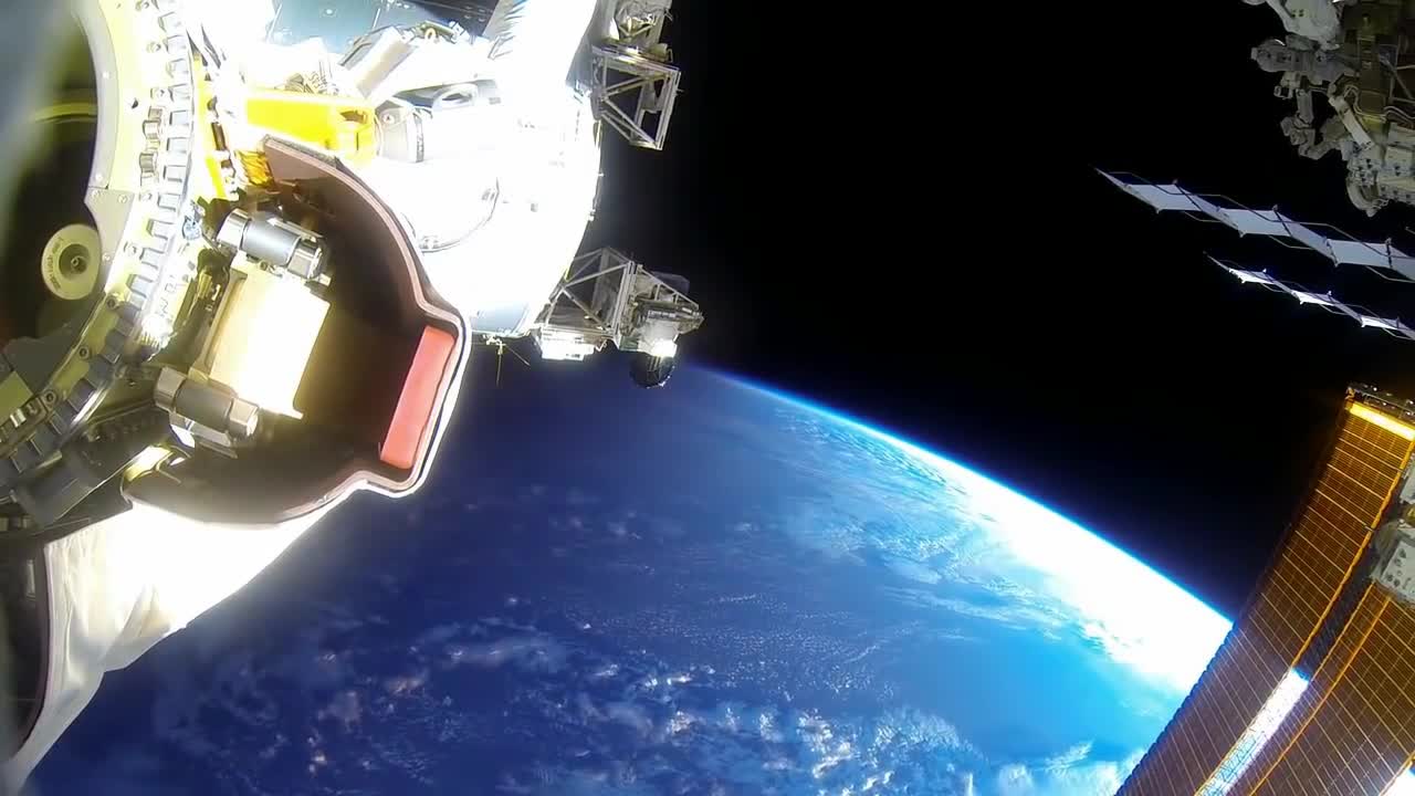 Spacewalk Sights and Sounds Captured