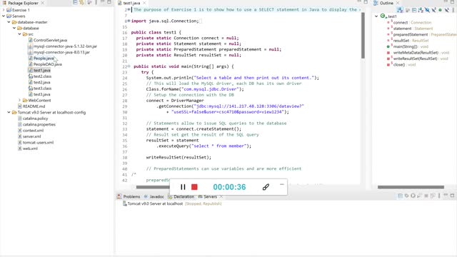 CSC 4710 - Exercise 1 Demo
