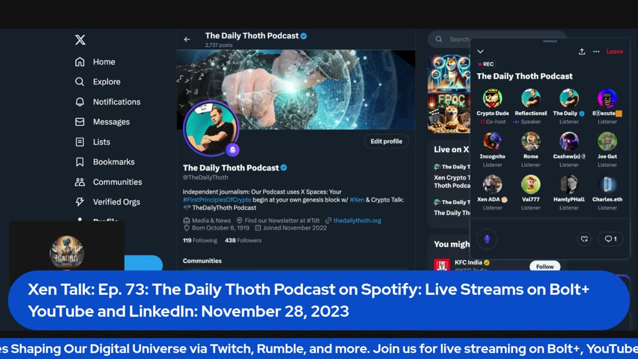 Xen #Crypto Talk: The Daily Thoth Podcast