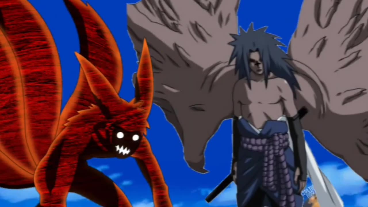 naruto vs sasuke fighting scene