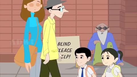 Advertising for a Blind man