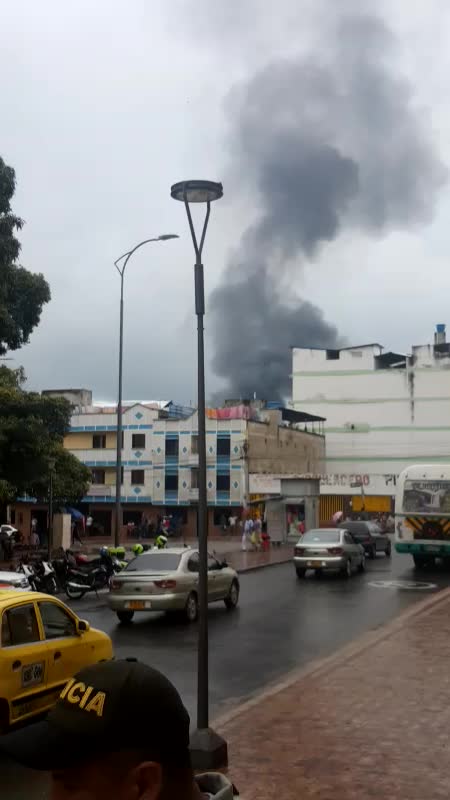 Incendio de bicicletas en Bucaramanga