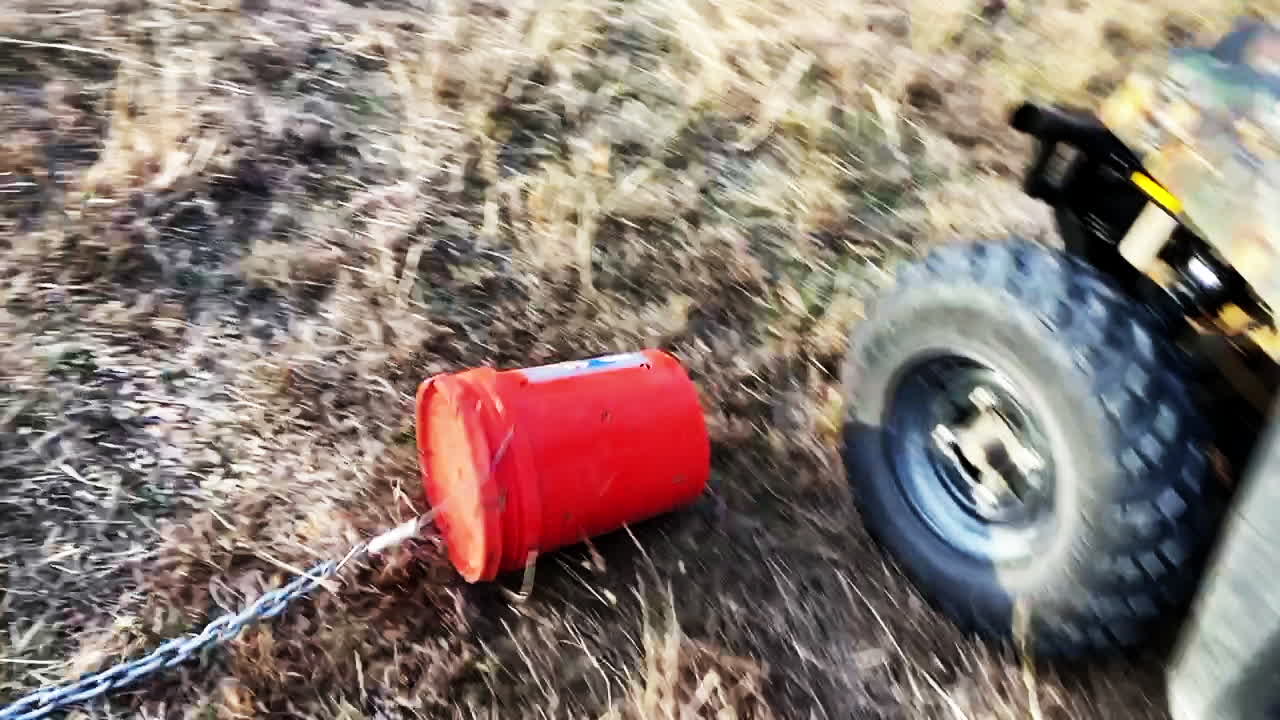 Temporary Hog Feeder | Soured Corn Bucket