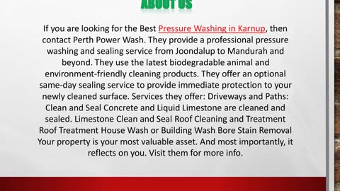 Pressure Washing in Karnup