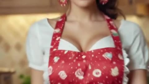 Gilrs cooking in dessous , Asia Girls