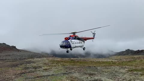 Quickly and immediately! An immediate takeoff for a Dalnerechensk Avia Mil Mi-8.