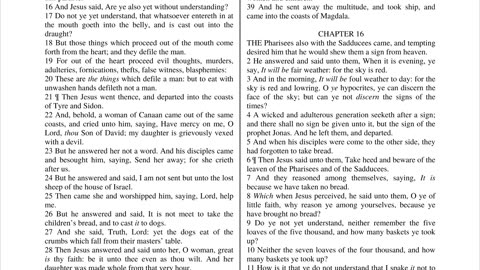 Matthew 15 Teaching Holy Scripture Bible What Book is he Talking About?