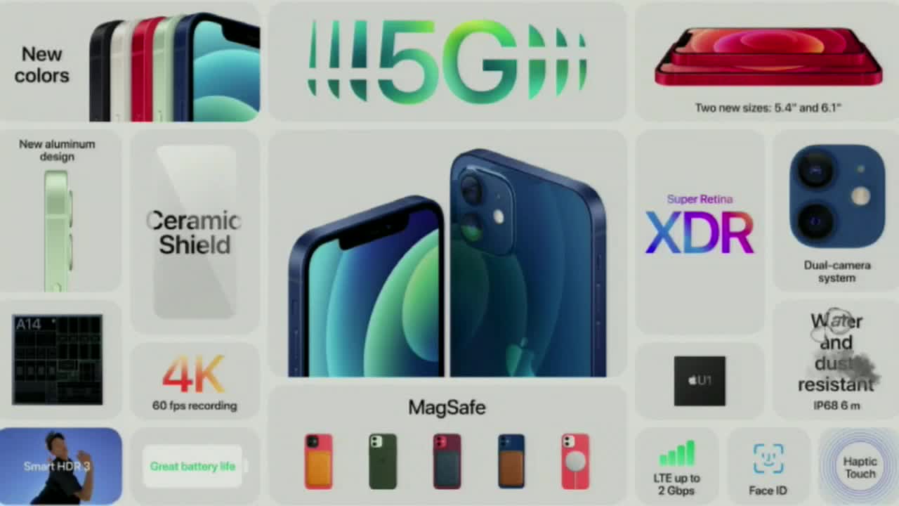 Apple presenta el iPhone 12, el primero compatible con redes de internet 5G