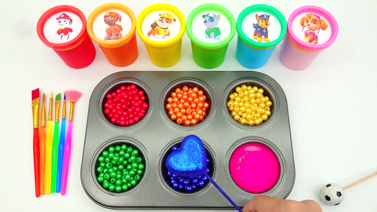 Satisfying video | How to make GIANT Rainbow bubble street ball, slime cutting ASMR