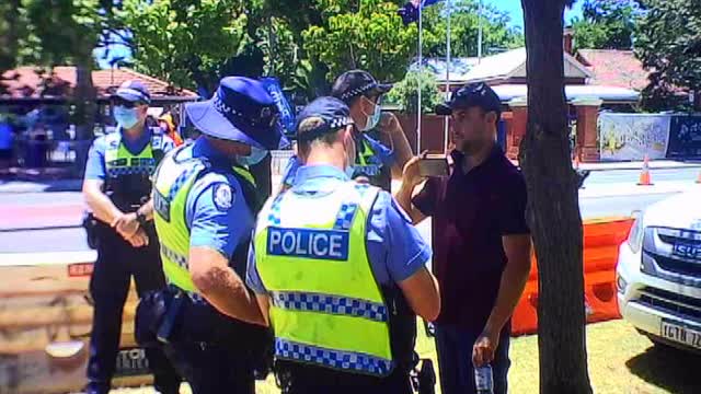 Ascot protest unlawful arrest Jan 01 2022