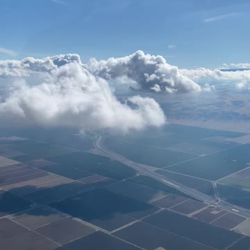 Flying Through the Clouds on a Gorgeous Day