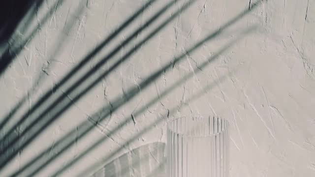 glasses-on-the-floor-and-a-shadow-of-palm-leaves