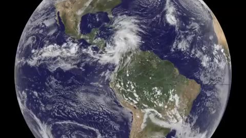 Satellite sees global veiw of Sandy's life to landfall