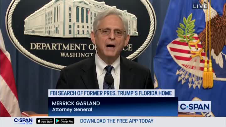 AG Garland: ‘I Will Not Stand By Silently’ When the Integrity of the FBI, DoJ ‘Is Unfairly Attacked’