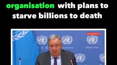 United Nations has become a terrorist organisation