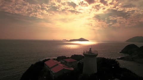 sunsetand the lighthouse