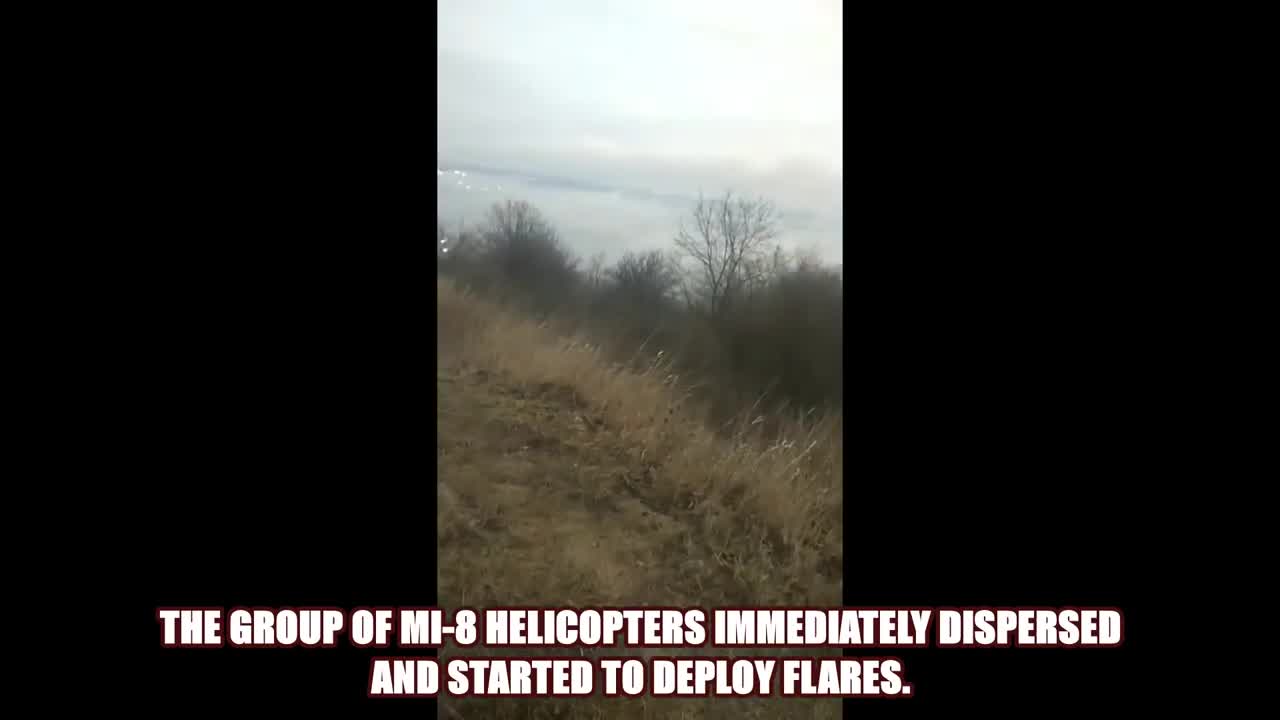 Russian MI 8 Helicopter Dodges Ukrainian Anti Air Missile Near Kyiv