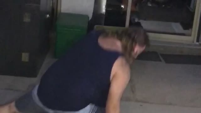 Man Ends Party With Spectacular Trick