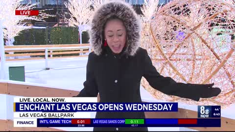 Christmas village, ice skaking and more at Enchant at Las Vegas Ballpark