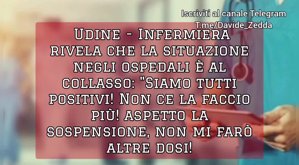 NWO, VACCINI: Crisanti, Dr. Polati - No Vax e Guariti, Vax e terapie intensive, Infermiera Udine