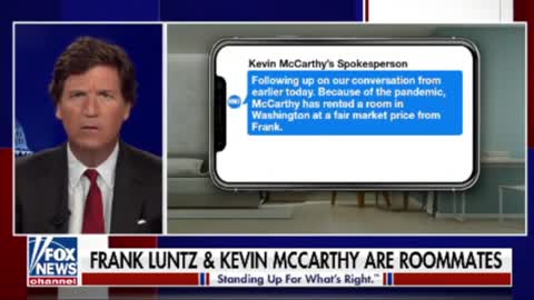 Rep Kevin McCarthy and Biden's friend Frank Luntz are roomies