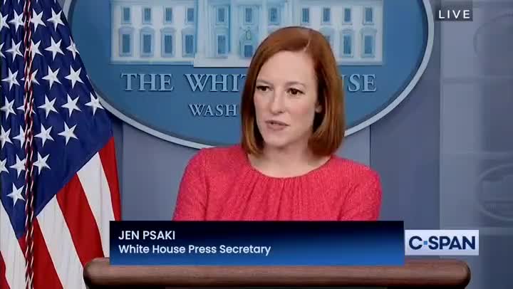 Psaki Blames Unvaccinated People For Biden’s Terrible Polls