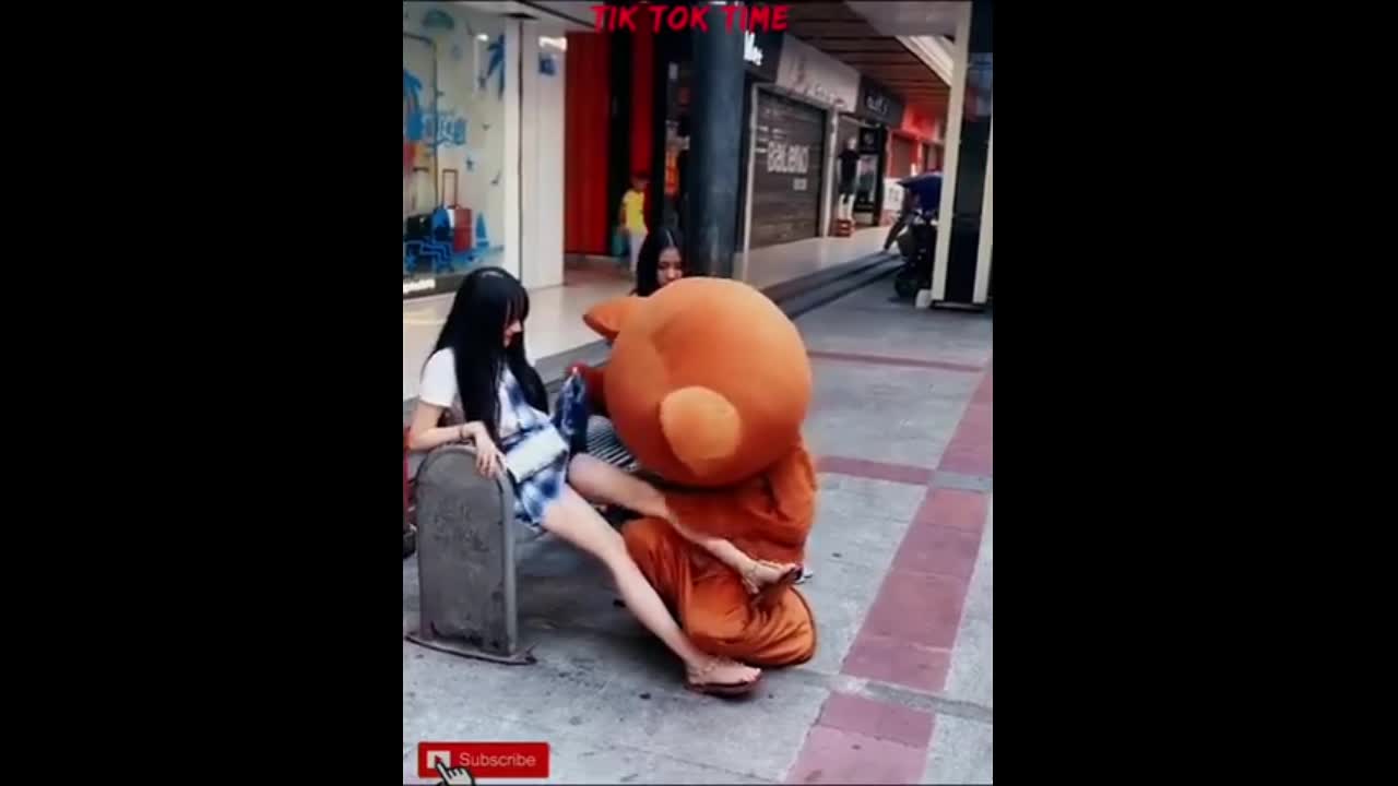 Top Funny Brown Bear and Kumamon in Tik Tok_Douyin