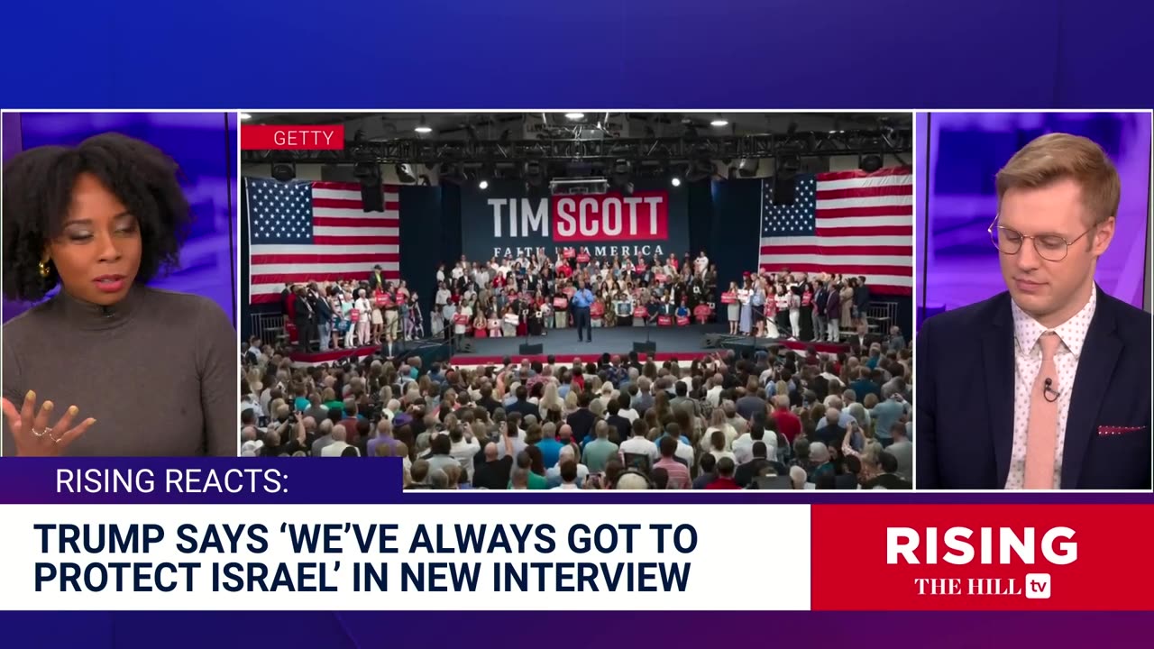 Trump Says Biden MAY CAUSE WWIII, PledgesTo 'ALWAYS PROTECT ISRAEL': Rising Reacts