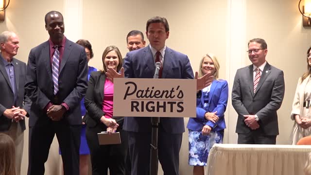 Gov. Ron DeSantis Addresses Late Night Immigrant Flights