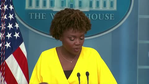 WH Press Sec Jean-Pierre Reads Her Answer About Pausing Disinformation Board